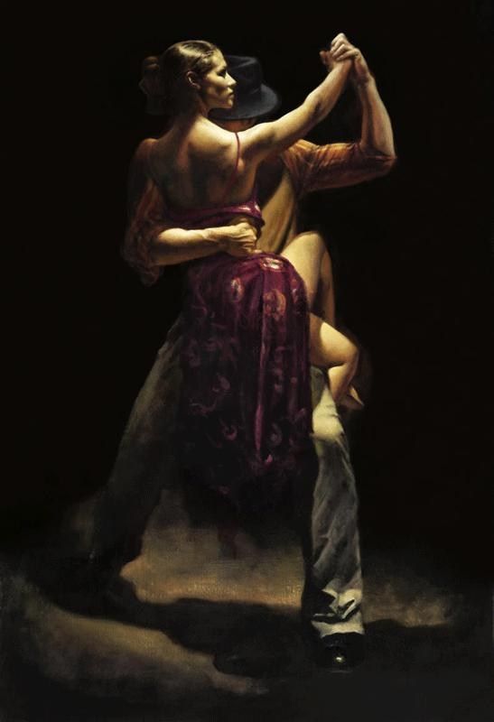 Flamenco Dancer Between Expressions by Hamish Blakely